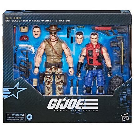 G.I. Joe Classified Series #173 Sgt Slaughter & Felix Mercer Stratton 6-Inch Action Figures 2-Pack
Hasbro G.I. Joe Action Figures