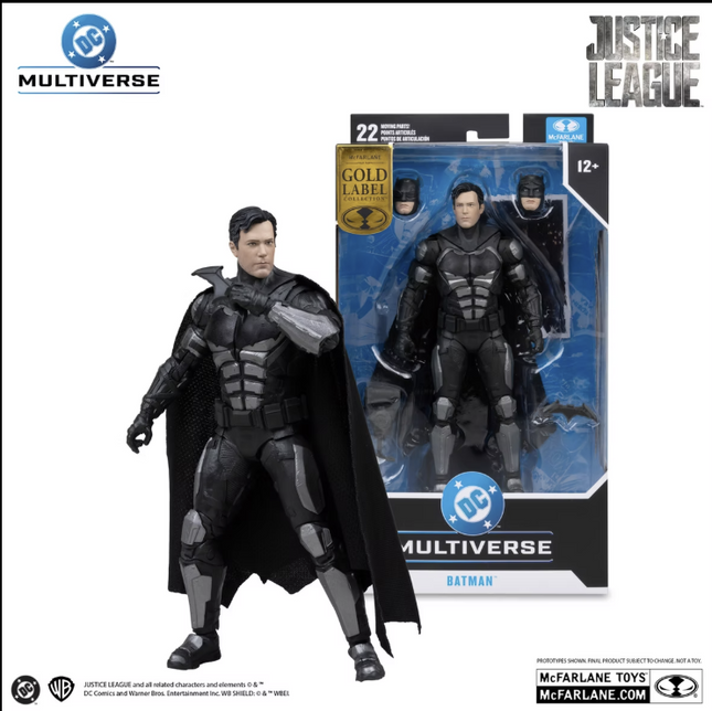 McFarlane DC Theatrical Batman (Justice League) Deluxe Gold Label 7-in Action Figure