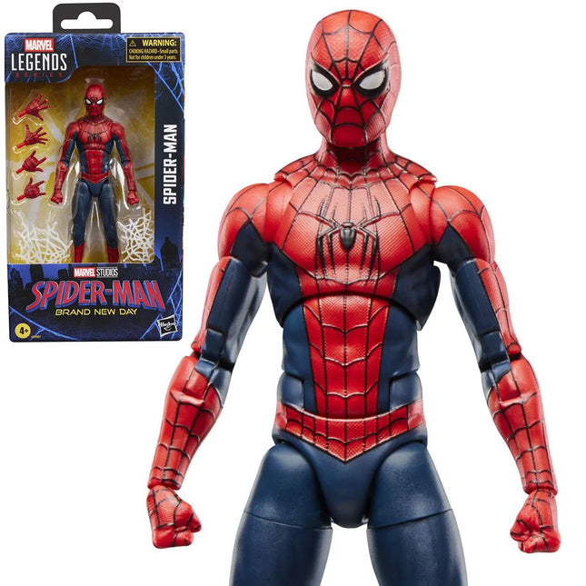 Figura de acción de 6 pulgadas de Spider-Man de la serie Marvel Legends: Spider-Man: Un Nuevo Día