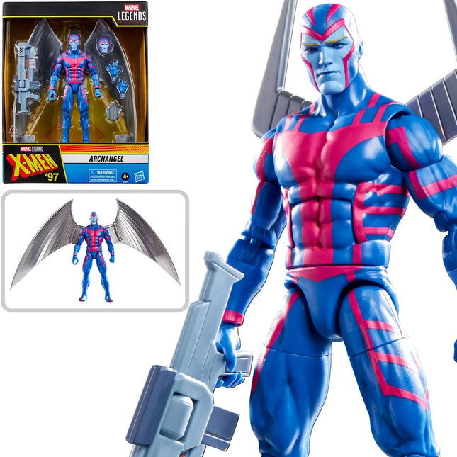 X-Men '97 Marvel Legends Series Figura de Acción de Arcángel de 6 Pulgadas