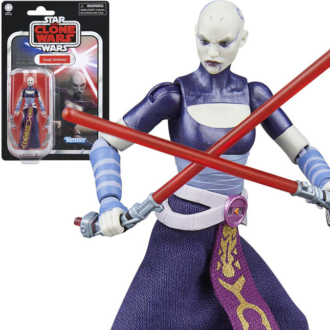Star Wars The Vintage Collection Asajj Ventress 3 3/4-Inch Action Figure