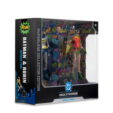 DC Multiverse Batman and Robin Batman Classic TV Series McFarlane Collector Edition #5 7-Inch Action Figure 2-Pack