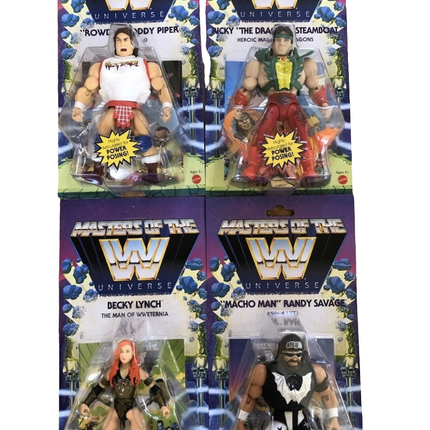 WWE Masters of the Universe Wave 5 Complete Randy Savage , Rowdy, Ricky,