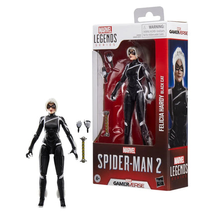 Spider-Man Marvel Legends Series Gamerverse Black Cat Felicia Hardy 6-Inch Action Figure