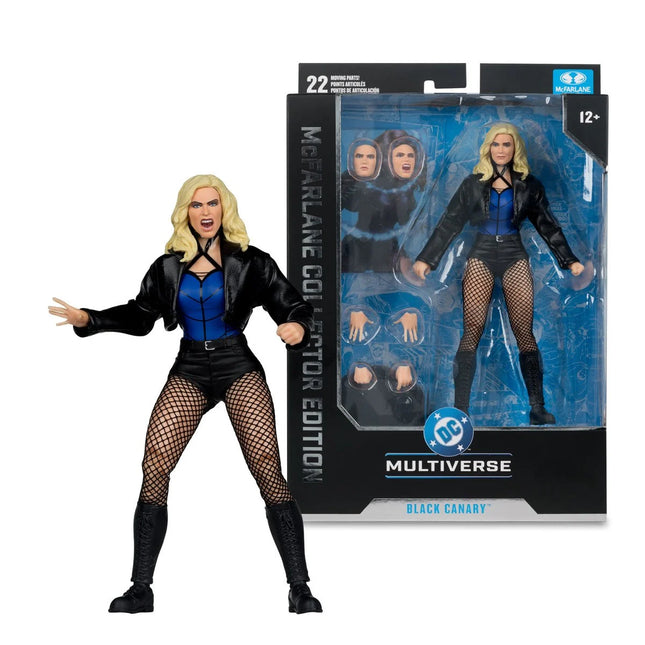 DC Multiverse McFarlane Collector Edition Vague 14 Black Canary DC Rebirth #54 Figurine articulée à l'échelle 7 pouces