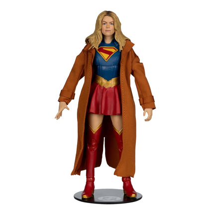 DC Multiverse Deluxe Theatrical Edition Gold Label Walmart Exclusive Supergirl Movie Supergirl and Baby Krypto 7-Inch Scale Action Figure