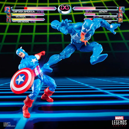 Marvel Legends Gamerverse Captain America VS Venom MVC Figure 2 pack