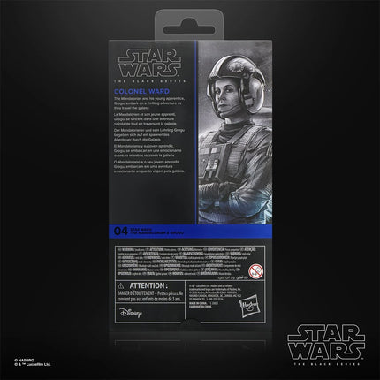 Star Wars The Black Series The Mandalorian & Grogu Colonal Ward 6-Inch Action Figure