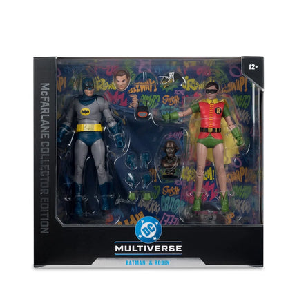 DC Multiverse Batman and Robin Batman Classic TV Series McFarlane Collector Edition #5 7-Inch Action Figure 2-Pack