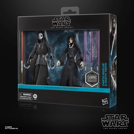 STAR WARS The Black Series Darth Nihilus & Darth Traya, Knights of the Old Republic II Premium Collectible 6 Inch Action Figure 2-Pack (Amazon Exclusive)