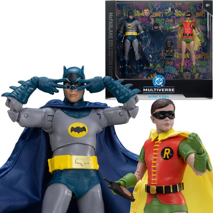 DC Multiverse Batman and Robin Batman Classic TV Series McFarlane Collector Edition #5 7-Inch Action Figure 2-Pack