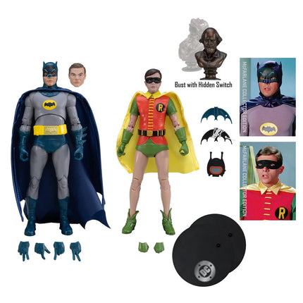 DC Multiverse Batman and Robin Batman Classic TV Series McFarlane Collector Edition #5 7-Inch Action Figure 2-Pack