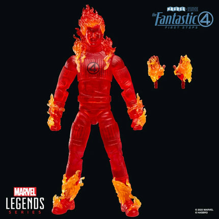 The Fantastic Four: First Steps Marvel Legends Series Human Torch 6-Inch Action Figure