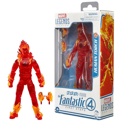 The Fantastic Four: First Steps Marvel Legends Series Human Torch 6-Inch Action Figure
