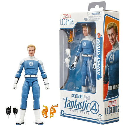 The Fantastic Four: First Steps Marvel Legends Series Johnny Storm 6-Inch Action Figure