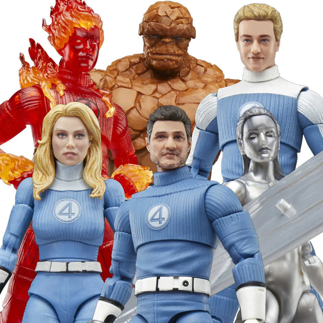 The Fantastic Four: First Steps Marvel Legends Series 6-Inch Action Figures