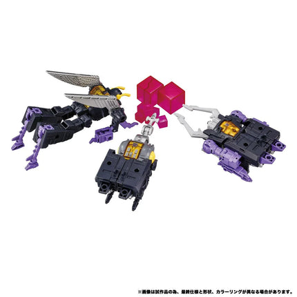 Transformers Dramatic Capture Series DCS-6 Decepticons Part 2 Skywarp and Insecticons Set