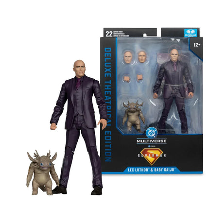 DC Multiverse Deluxe Theatrical Edition Wave 1 Superman Movie Lex Luthor and Baby Kaiju 7-Inch Scale Action Figure