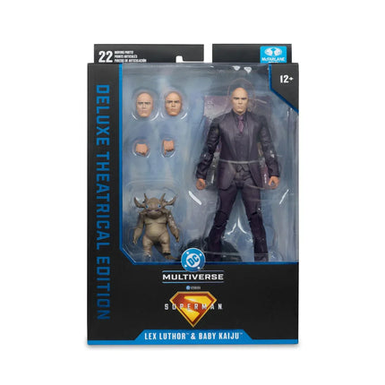 DC Multiverse Deluxe Theatrical Edition Wave 1 Superman Movie Lex Luthor and Baby Kaiju 7-Inch Scale Action Figure