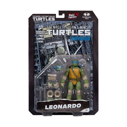 Teenage Mutant Ninja Turtles Page Punchers Wave 1 Leonardo 5-Inch Scale Action Figure with Comic