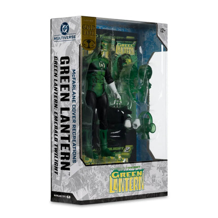 Green Lantern (DC Multiverse: Emerald Twilight) 7" Action Figure Gold Label Cover Recreations - McFarlane Toys