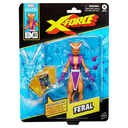 X-Men X-Force Marvel Legends Series Feral 6-Inch Action Figure