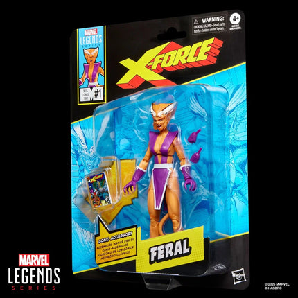 X-Men X-Force Marvel Legends Series Feral 6-Inch Action Figure