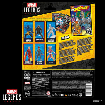 X-Men X-Force Marvel Legends Series Feral 6-Inch Action Figure