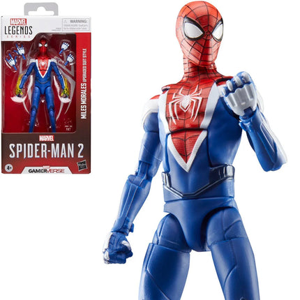 Spider-Man Marvel Legends Series Gamerverse Miles Morales Upgraded Suit Style 6-Inch Action Figure