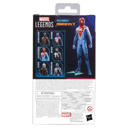 Spider-Man Marvel Legends Series Gamerverse Miles Morales Upgraded Suit Style 6-Inch Action Figure