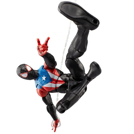 Spider-Man Marvel Legends Series Gamerverse Miles Morales Boricua Suit 6-Inch Action Figure