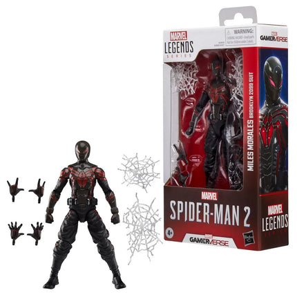 Spider-Man Marvel Legends Series Gamerverse Miles Morales Brooklyn 2099 6-Inch Action Figure