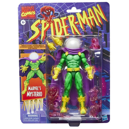 Marvel Legends Series Marvel's Mysterio, Retro Spider-Man Action Figure
