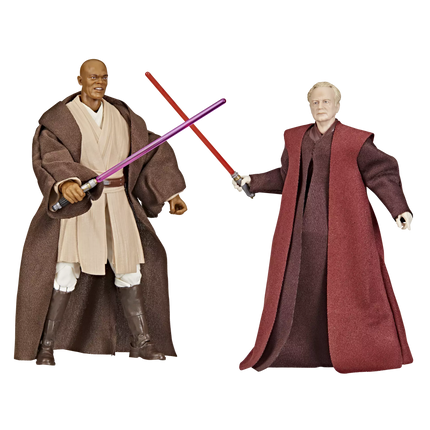 Star Wars The Black Series Mace Windu & Darth Sidious