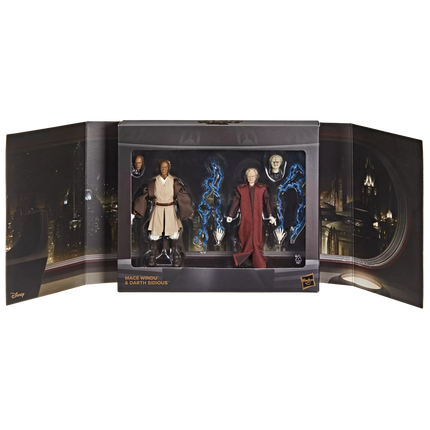 Star Wars The Black Series Mace Windu & Darth Sidious