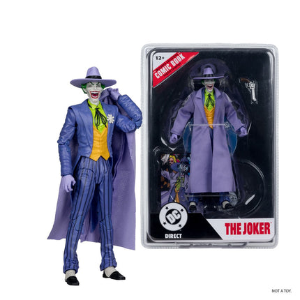 DC Direct Page Punchers Wave 10 The Joker Crisis on Infinite Earths 7-Inch Scale Action Figure with Comic