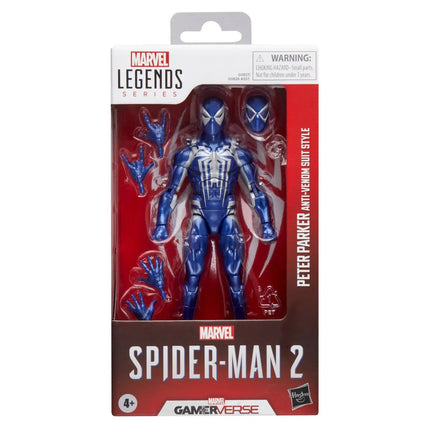 Spider-Man Marvel Legends Series Gamerverse Peter Parker Anti-Venom Suit Style 6-Inch Action Figure