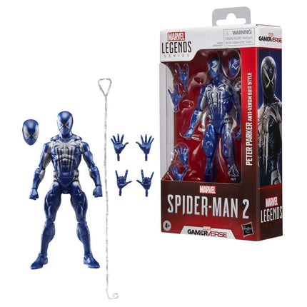 Spider-Man Marvel Legends Series Gamerverse Peter Parker Anti-Venom Suit Style 6-Inch Action Figure