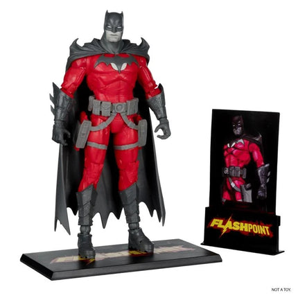 Flashpoint DC Multiverse Batman (Thomas Wayne) BBTS Exclusive Limited Black & White Accent Edition Figure