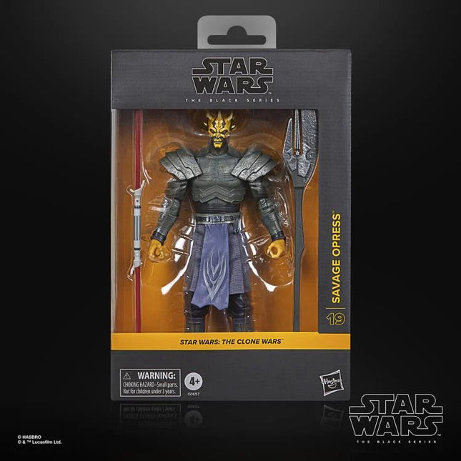 Star Wars: The Black Series 6" Savage Opress (The Clone Wars) Figurine Articulée Deluxe