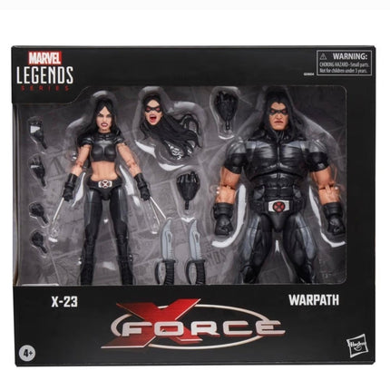 X-Force Marvel Legends Series X-23 & Warpath 6-Inch Scale Action Figures
