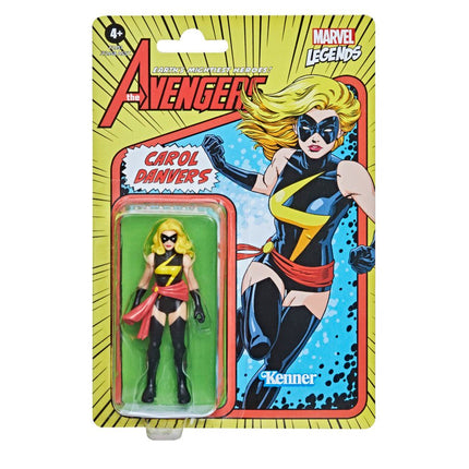 Marvel Legends Retro Avengers Carol Danvers 3.75”