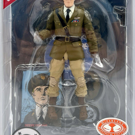 McFarlane Toys DC Direct Page Punchers Wave 9 Steve Trevor Action Figure with Comic Book [Red Platinum Chase Edition