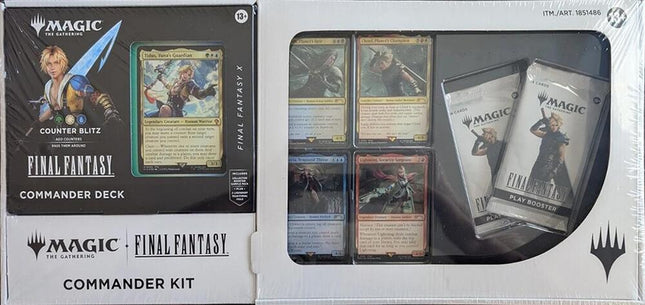 costco mtg final fantasy commander deck Magic The Gathering Final Fantasy CommanderKit Counter Blitz Costco Bu – Toy Collectibles 4 Less
