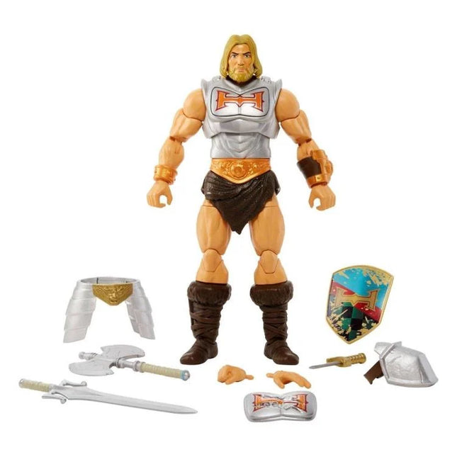 Figurine d'action Musclor en armure de combat Masters of the Universe Masterverse