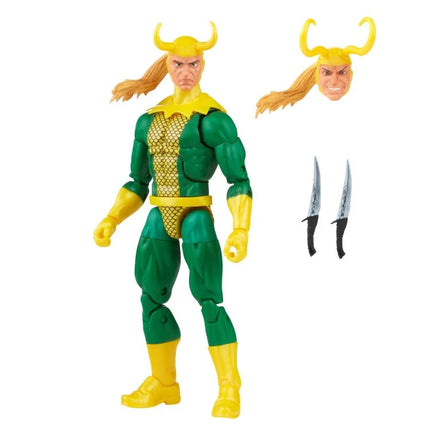 Marvel Legends Retro Series Loki 6" Scale Action Figure Hasbro