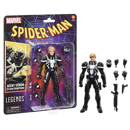 Spider-Man Marvel Legends Retro Collection Agent Venom (Flash Thompson) Action Figure