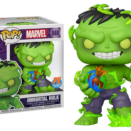 Funko Pop Marvel Immortal Hulk 6" Vinyl Figure #840 PX Exclusive