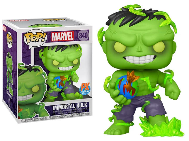 Funko Pop Marvel Immortal Hulk 6" Vinyl Figure #840 PX Exclusive