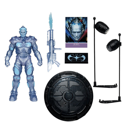 Dc Multiverse Batman And Robin Mr. Freeze Black Light Gold Label Glow